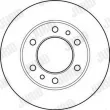 JURID 561444JC - Jeu de 2 disques de frein avant
