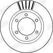 JURID 562168JC - Jeu de 2 disques de frein avant