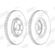 JURID 562187JC-1 - Jeu de 2 disques de frein avant