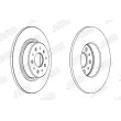 JURID 562275JC - Jeu de 2 disques de frein arrière