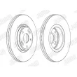 JURID 562381JC-1 - Jeu de 2 disques de frein avant