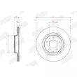 JURID 562563JC - Jeu de 2 disques de frein arrière