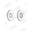 JURID 562942JC - Jeu de 2 disques de frein avant