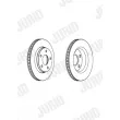 JURID 562951JC - Jeu de 2 disques de frein avant