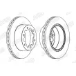 JURID 569138J - Jeu de 2 disques de frein arrière
