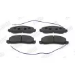 JURID 571306J - Jeu de 4 plaquettes de frein avant