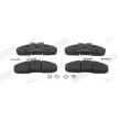 JURID 571368J - Jeu de 4 plaquettes de frein avant