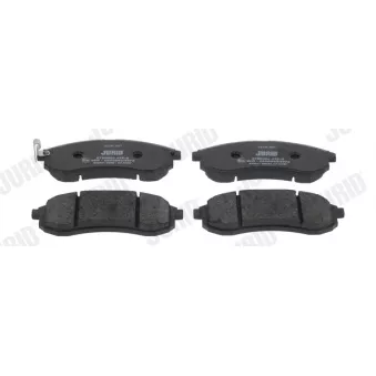 Jeu de 4 plaquettes de frein avant JURID OEM DBP511126