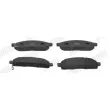 JURID 572646J - Jeu de 4 plaquettes de frein avant