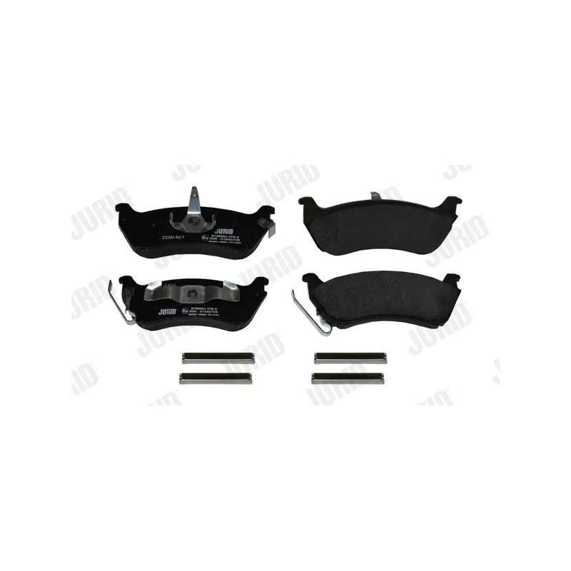 Jeu de 4 plaquettes de frein arrière JURID 573035J - Visuel 1