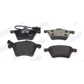 Jeu de 4 plaquettes de frein avant JURID OEM 7D0698151A