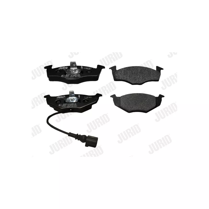 Jeu de 4 plaquettes de frein avant JURID 573111J - Visuel 1