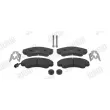 JURID 573114J - Jeu de 4 plaquettes de frein avant