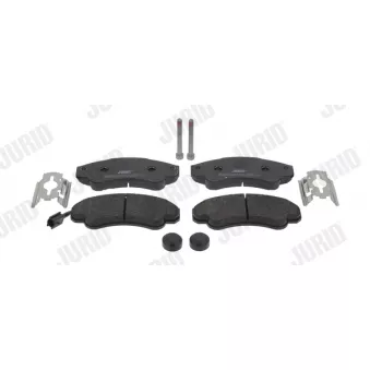 Jeu de 4 plaquettes de frein avant JURID OEM 77364859