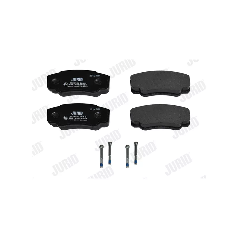 Jeu de 4 plaquettes de frein arrière JURID 573115J - Visuel 1