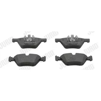 Jeu de 4 plaquettes de frein avant JURID OEM 34116771972