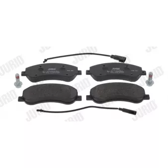 Jeu de 4 plaquettes de frein avant JURID OEM 1433952