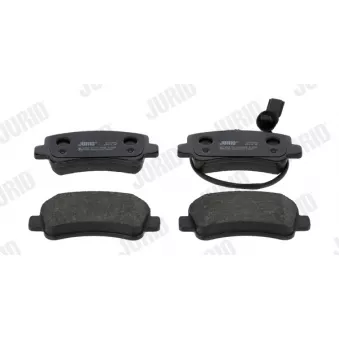 Jeu de 4 plaquettes de frein arrière JURID OEM 440601147R