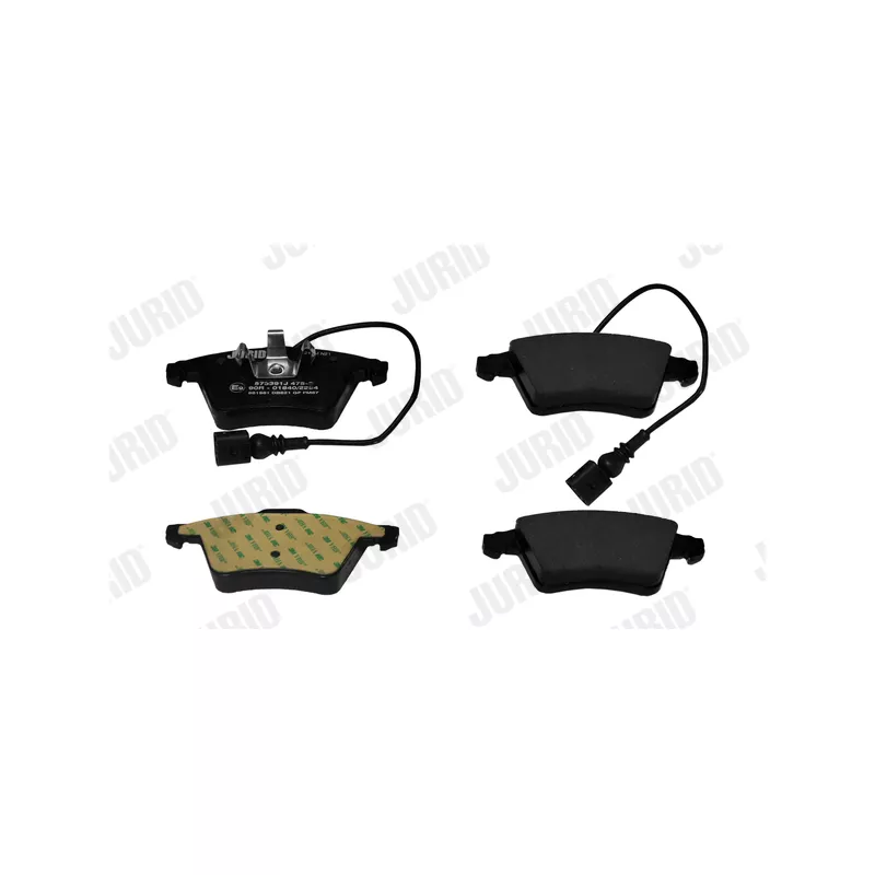 Jeu de 4 plaquettes de frein avant JURID 573391J - Visuel 1