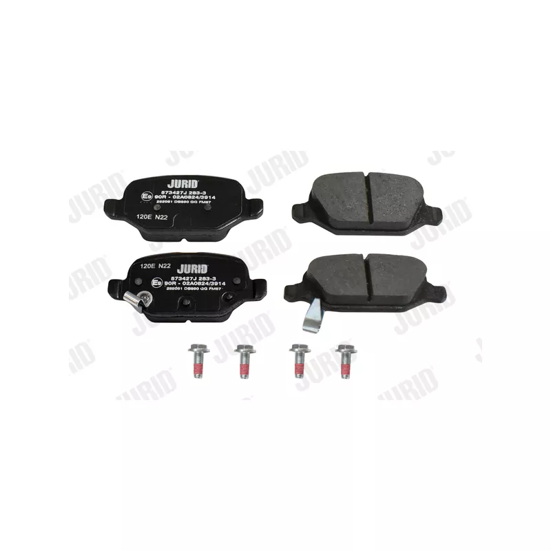 Jeu de 4 plaquettes de frein arrière JURID 573427J - Visuel 1