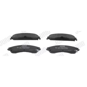 Jeu de 4 plaquettes de frein avant JURID OEM 5174001AC