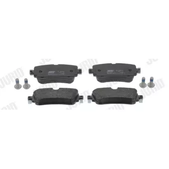 Jeu de 4 plaquettes de frein arrière JURID OEM 4M0698451P