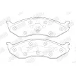 JURID 573713J - Jeu de 4 plaquettes de frein avant