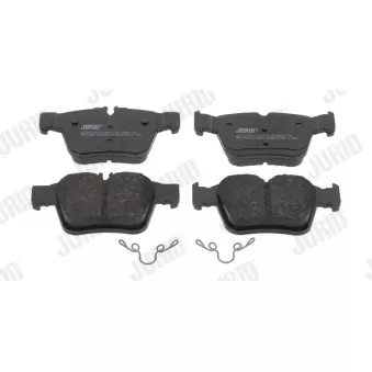 Jeu de 4 plaquettes de frein arrière JURID OEM 0004205200