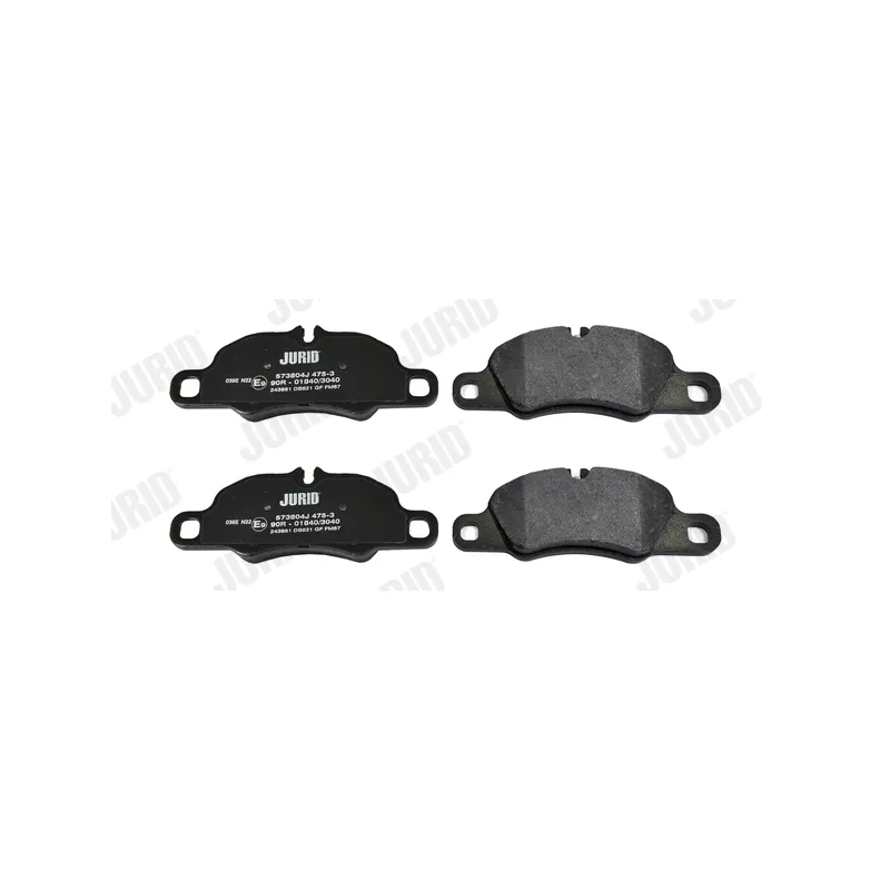 Jeu de 4 plaquettes de frein avant JURID 573804J - Visuel 1