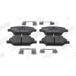 JURID 573839J - Jeu de 4 plaquettes de frein avant