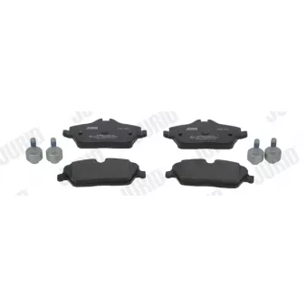 Jeu de 4 plaquettes de frein avant JURID 573841J pour BMW i3 Range Extender - 170cv