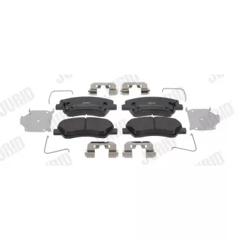 Jeu de 4 plaquettes de frein avant JURID OEM 58101H5A25