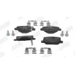 JURID 573918J - Jeu de 4 plaquettes de frein arrière