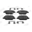 JURID 573920J - Jeu de 4 plaquettes de frein avant