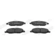 JURID 573967J - Jeu de 4 plaquettes de frein avant