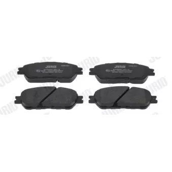 Jeu de 4 plaquettes de frein avant JURID OEM 0446565021