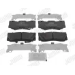 JURID 573975J - Jeu de 4 plaquettes de frein avant