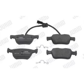 Jeu de 4 plaquettes de frein arrière JURID OEM 77367718