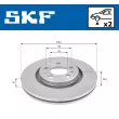 SKF VKBD 80021 V2 - Jeu de 2 disques de frein avant