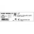 SKF VKBD 80086 V1 - Jeu de 2 disques de frein avant