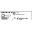 SKF VKBD 80119 V2 - Jeu de 2 disques de frein avant