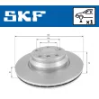 SKF VKBD 80124 V1 - Jeu de 2 disques de frein avant