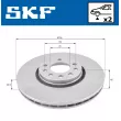 SKF VKBD 80170 V2 - Jeu de 2 disques de frein avant