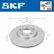 SKF VKBD 80194 V2 - Jeu de 2 disques de frein avant