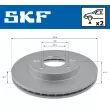 SKF VKBD 80195 V2 - Jeu de 2 disques de frein avant