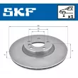 SKF VKBD 80199 V1 - Jeu de 2 disques de frein avant