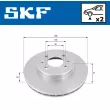 SKF VKBD 80212 V2 - Jeu de 2 disques de frein arrière