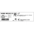 SKF VKBD 80245 V1 - Jeu de 2 disques de frein avant