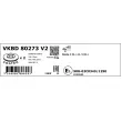 SKF VKBD 80273 V2 - Jeu de 2 disques de frein avant