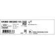 SKF VKBD 80283 V1 - Jeu de 2 disques de frein avant